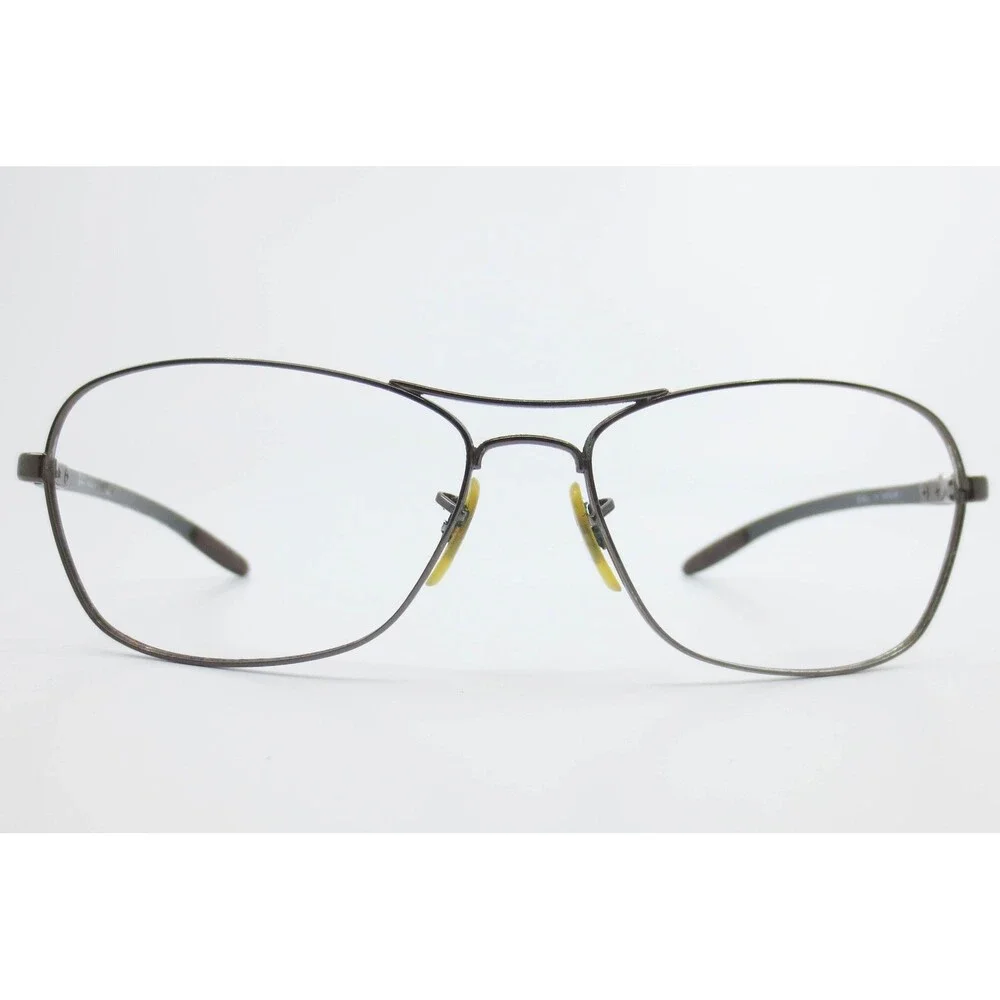 Ray-Ban RB 8302 014 Tech Carbon Fiber Aviator Eyeglasses Gunmetal 58-15 140